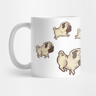 Running Pug Mug